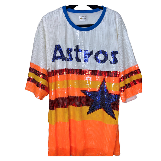 SEQUIN HOSTON ASTRO DRESS