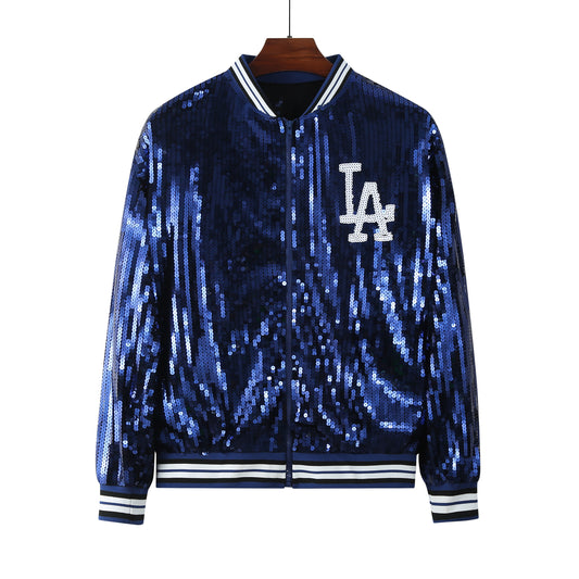 Sequin Baseball Jacket