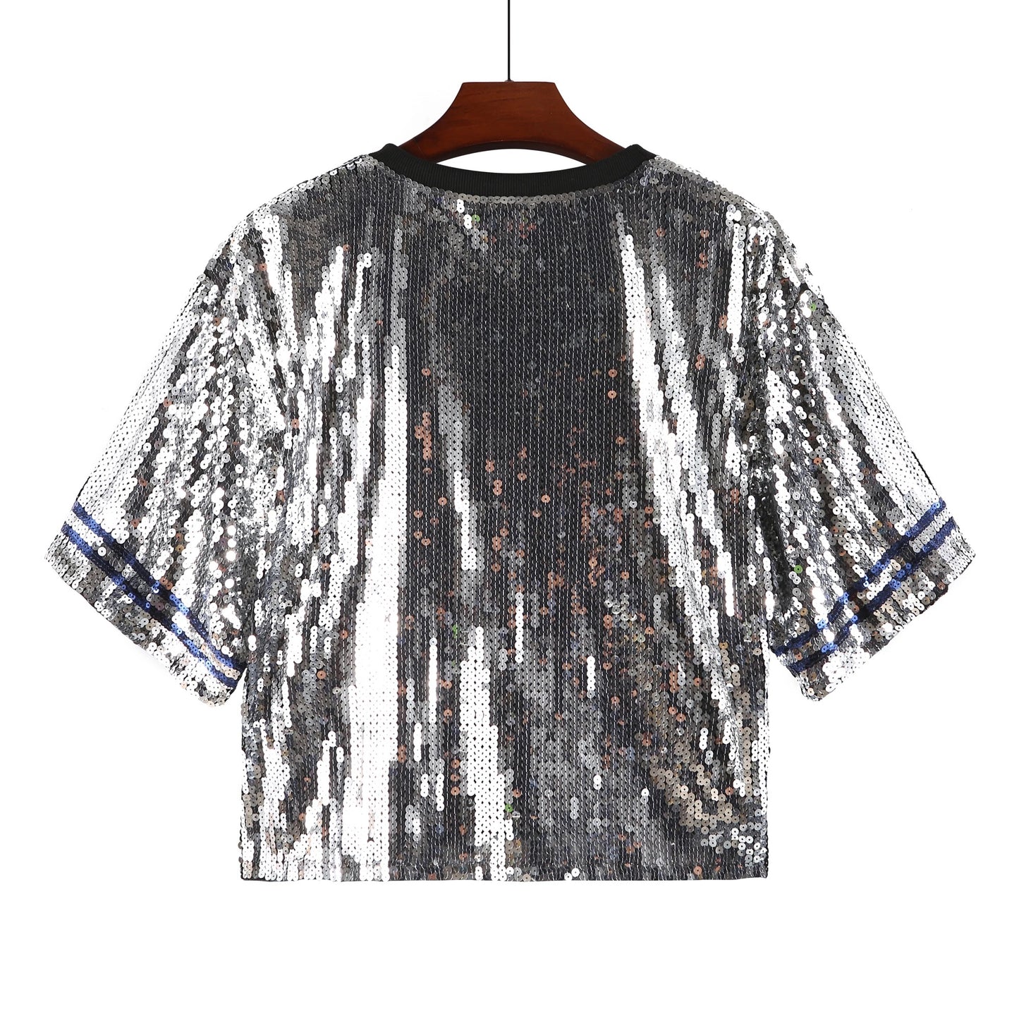 SILVER COWBOYS SEQUIN SHIRT