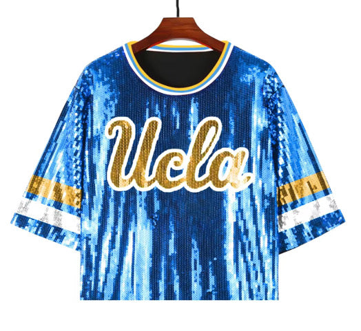 *PREORDER UCLA Sequin Top