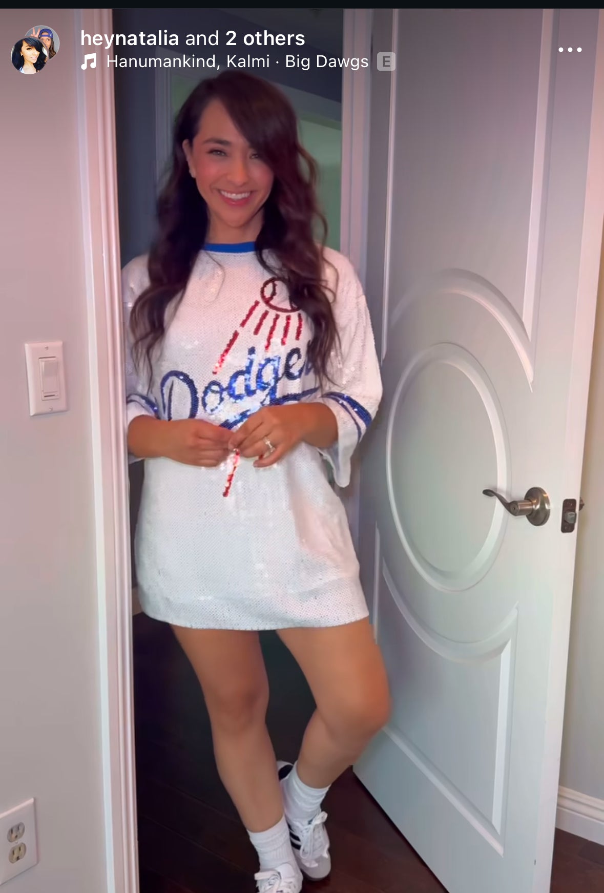 Los Angeles DODGERS SEQUIN GAME DAY DRESS