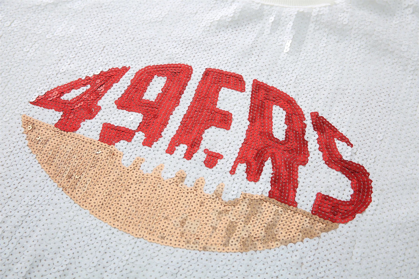 49ER SEQUIN GAME DAY JERSEY