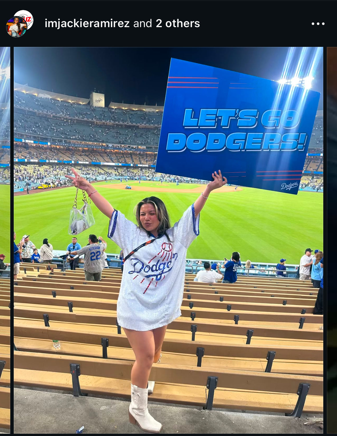 Los Angeles DODGERS SEQUIN GAME DAY DRESS