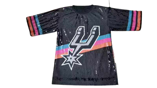 SPURS SEQUIN DRESS