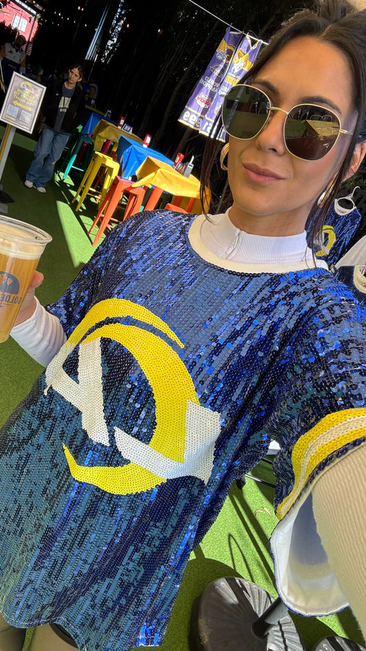 LA Rams Sequin Dress