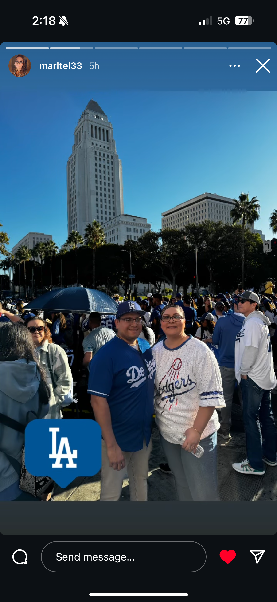 Los Angeles DODGERS SEQUIN GAME DAY DRESS