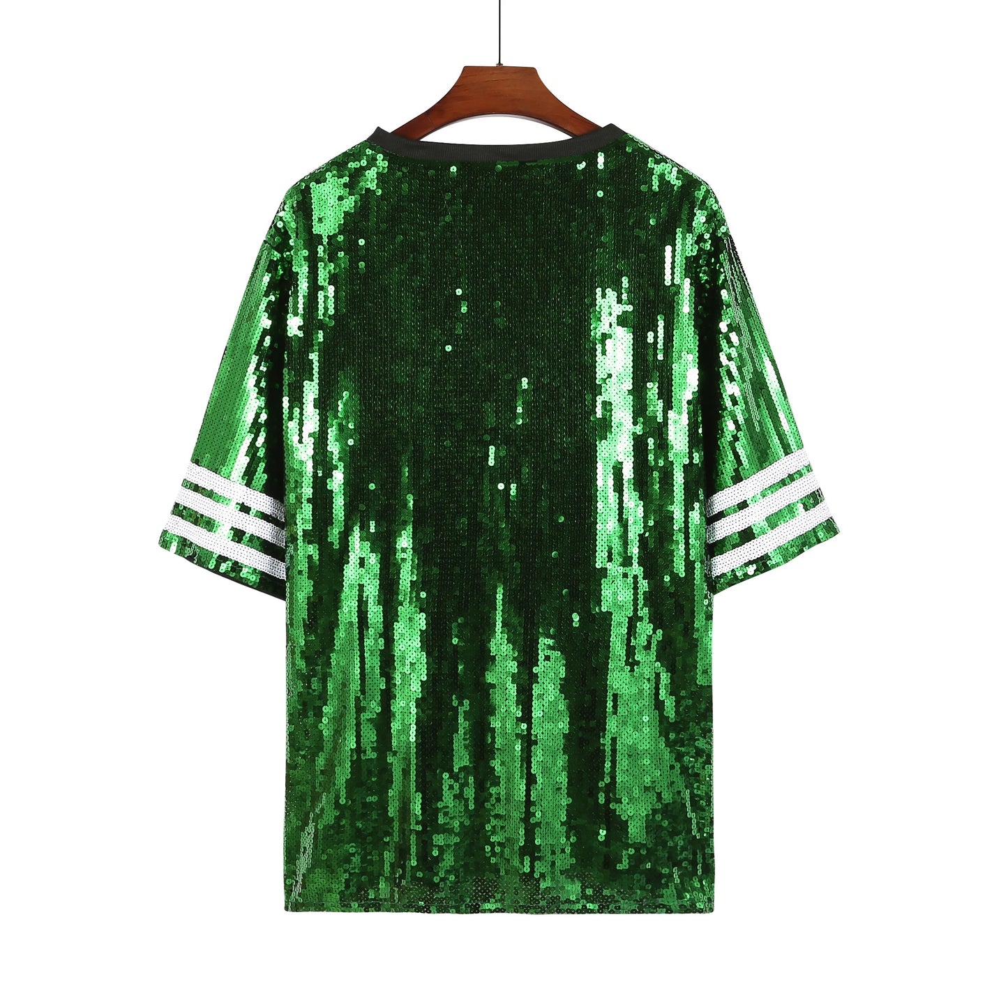 Throwback Kelly Green Eagles Sequin Dress