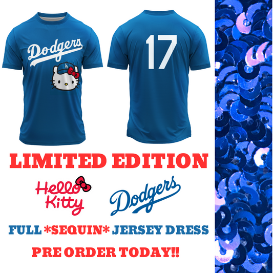 HELLO KITTY DODGERS SEQUIN JERSEY *PreOrder*